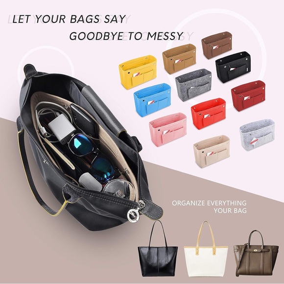 Bundle: Felt Purse Organizer, 2 Hanging Organizers - Picture 2 of 16